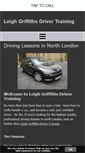 Mobile Screenshot of drivinglessonsnorthlondon.co.uk
